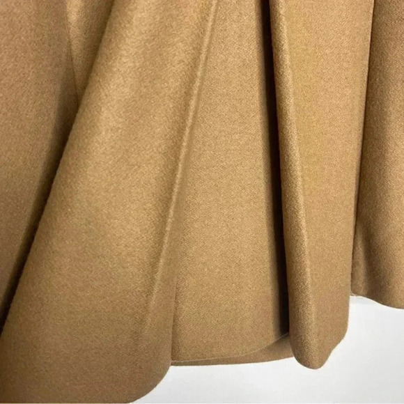 Patrizia Pepe Firenze Tan Pea Coat Size 44 Medium - Picture 6 of 8